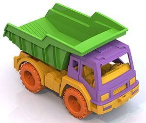 KamAZ Dump Truck Toy with Expandable Ladder and Crane