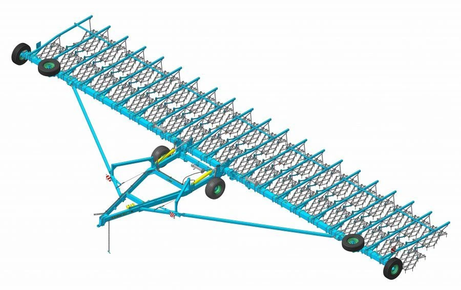 محراث أسنان عريض بزاوية BZSH-21x2M