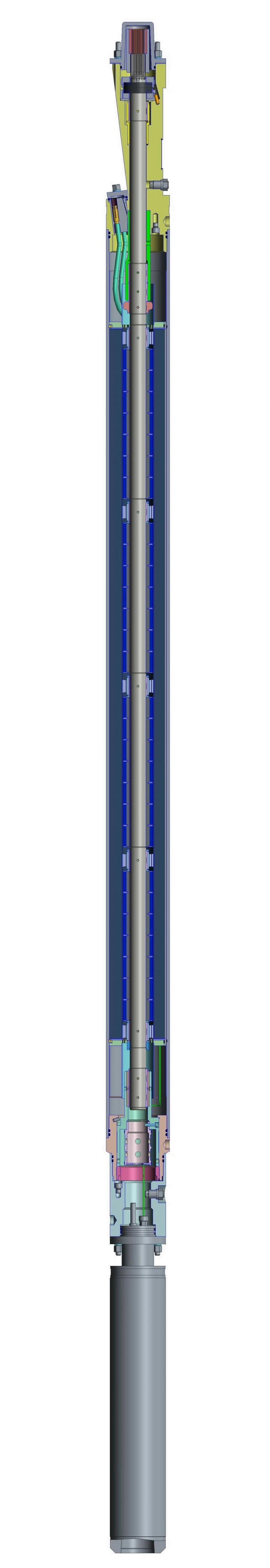 Synchronous Oil-Filled Submersible Ventilated Motor VPED 81mm