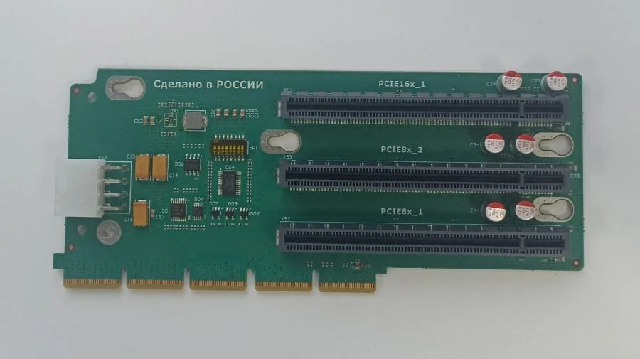 بطاقة توسيع PCIe 4.0 Riser 2U (EMTC.431431.001)