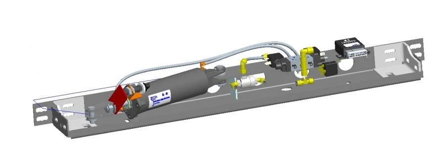 مشغل الأبواب الهوائية للمركبات 16N1X50/150T1B009