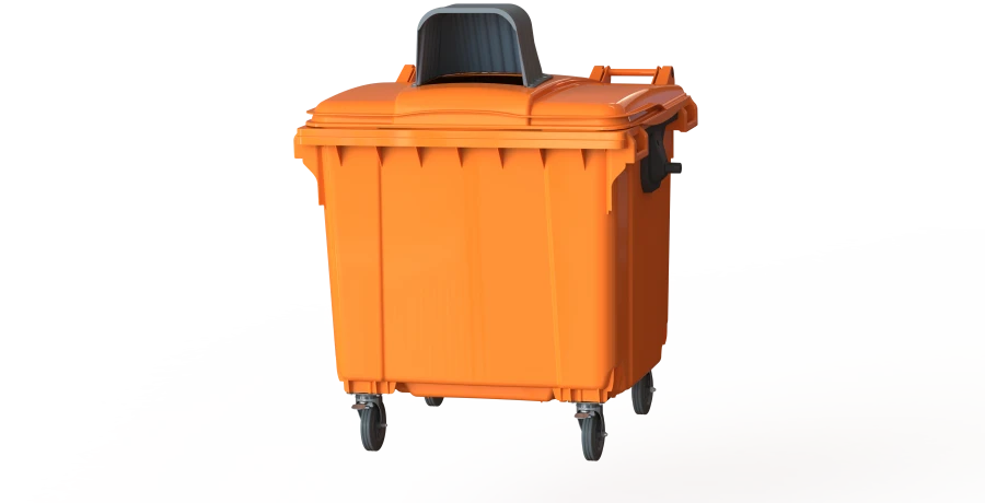 Mobile Waste Container 1100L Art.29.C19.N (20.807.1.40.PE; 21.056.40.PE.O)