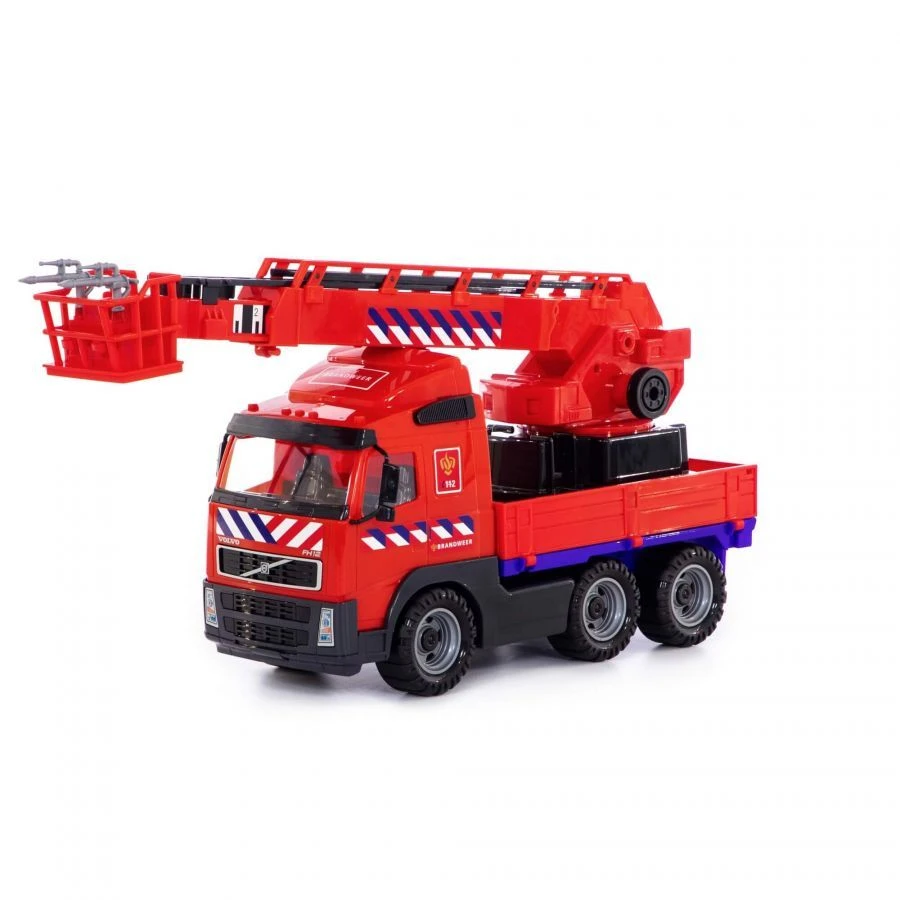 Realistic Volvo Fire Truck Toy (Model 77301)