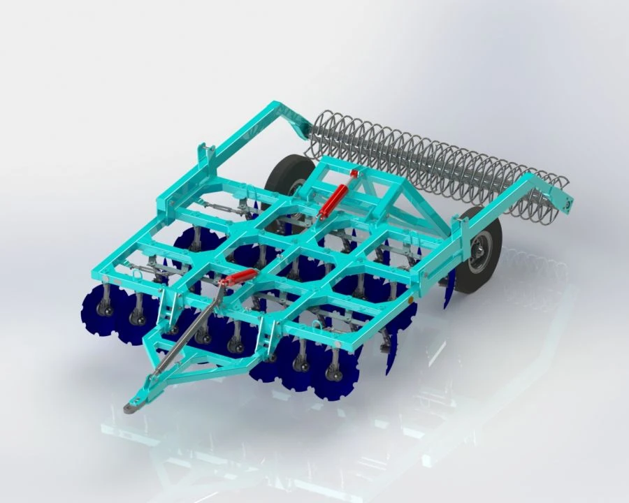محراث قرص BDM-3x4P لمعالجة التربة