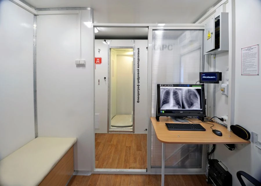 Low-Dose Digital Fluorographs with Mobile X-Ray Protection Cabin "KARS"-M1 / "KARS"-M2