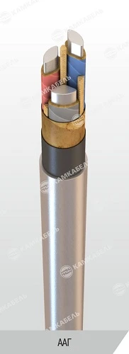 Power Cable with Aluminum Conductors and Paper Insulation, 1 kV Model