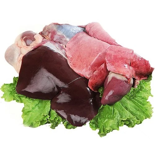 Variety of Offal Products - Pork, Beef, and Lamb