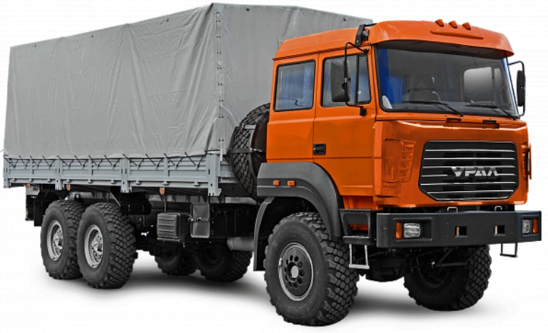 Ural 4320-3971-80 Cargo Truck with Extended Base