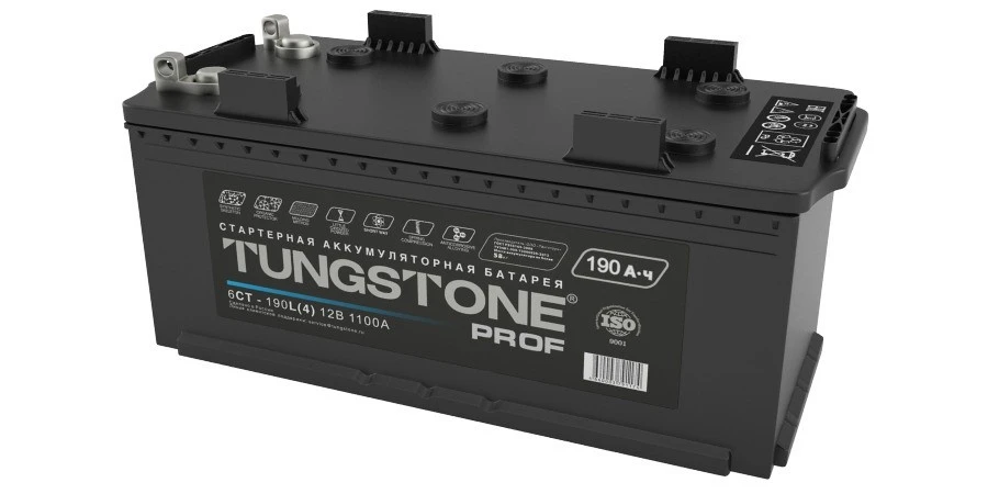 Tungstone Prof 6СТ-190 Lead Acid Starter Battery