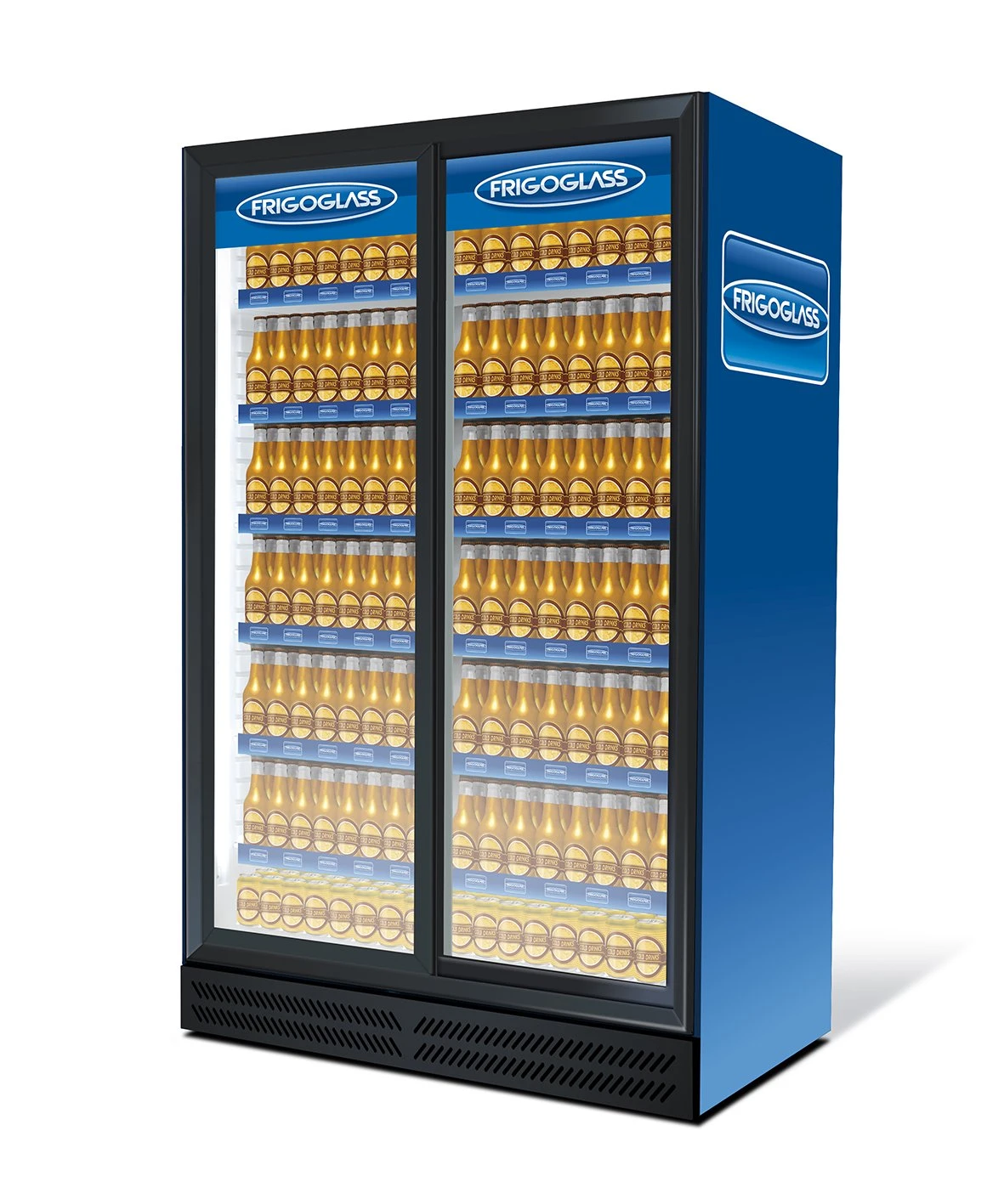 وحدة عرض مبردة مزدوجة الباب FRIGOGLASS Super-16 FFSD [R290]