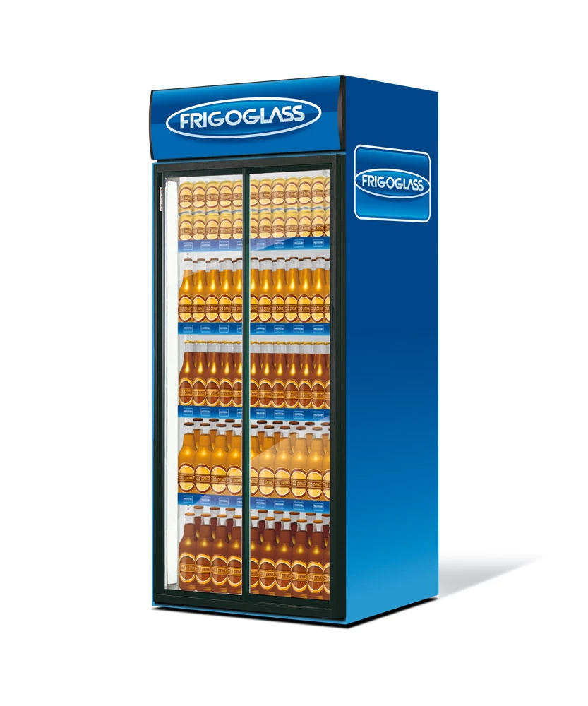 عرض تبريد مزدوج الأبواب للمواد الغذائية والمشروبات FRIGOGLASS S800SD HC
