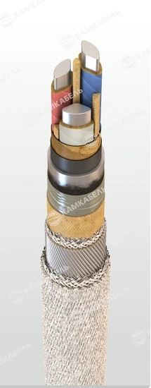 كابل طاقة مع موصلات ألمنيوم وعزل ورقي مشبع 6-10kV AAP2l