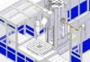 مركز المعالجة ISG1250PMF4 مع رأس دوار زاوي