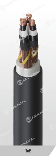 High Voltage Power Cable with Copper Conductors, 10-35 kV, PВV