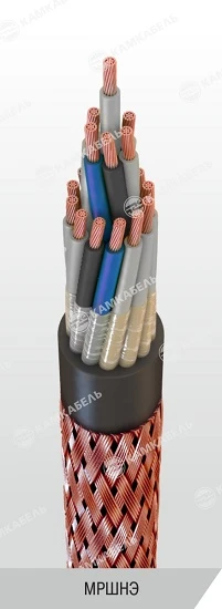 Marine Cables with Copper Wires, Rubber Insulation, 400V