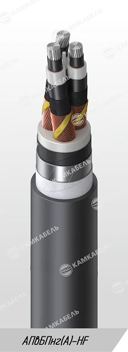 Power Cable with Aluminum Conductors and Cross-linked Polyethylene Insulation, 6-35 kV, APvBPNG(A)