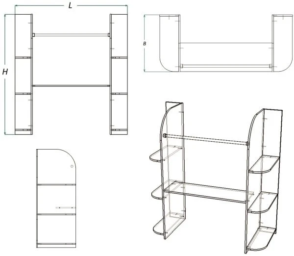 Theatrical Corner Play Furniture (IMTU Series)