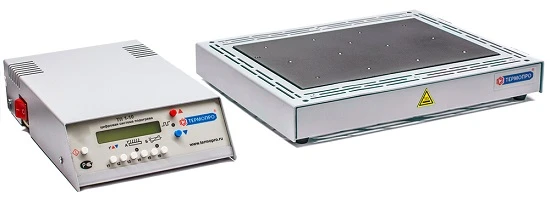 طاولة تسخين كبيرة للدوائر المطبوعة NP 24-17 PRO مع منظم درجة الحرارة TP 1-10 KD