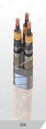 Power Cable with Copper Conductors and Paper Insulation, 20/35 kV