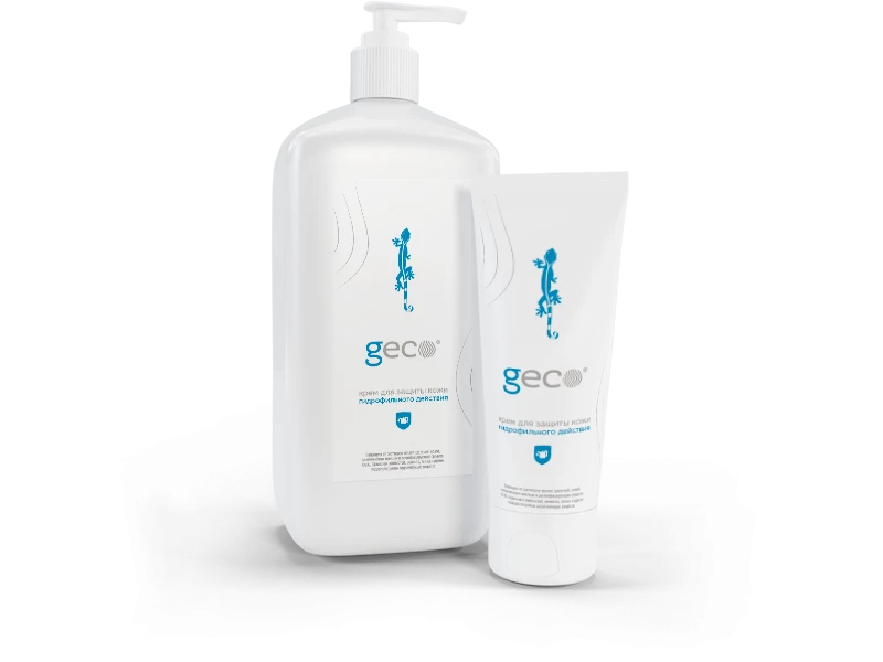 Dermatological Skin Protection Cream for Oil and Dirt Barrier GECO