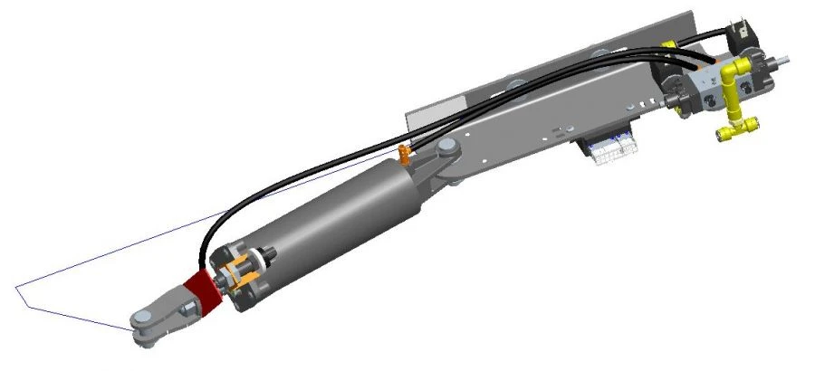 محرك هوائي لأبواب المركبات 16N1X50/150T1B003