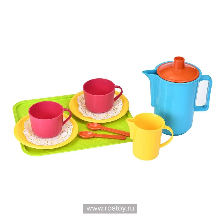 Milk Rivers Tea Set Toy - 10 Pieces
