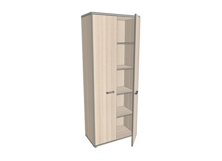 High Wide 2-Door Shelf Unit 776*402*1980 mm AsSSHZ-4