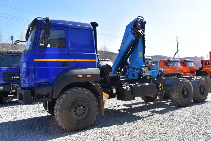 Special Truck with Crane, Model GIRD on Ural 5557 Chassis