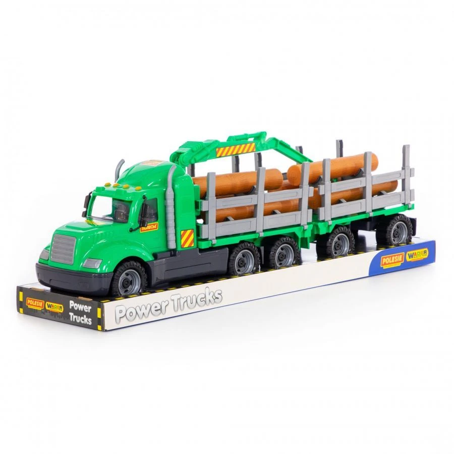 Mike Logging Truck with Trailer (in Tray) - Art. 58539