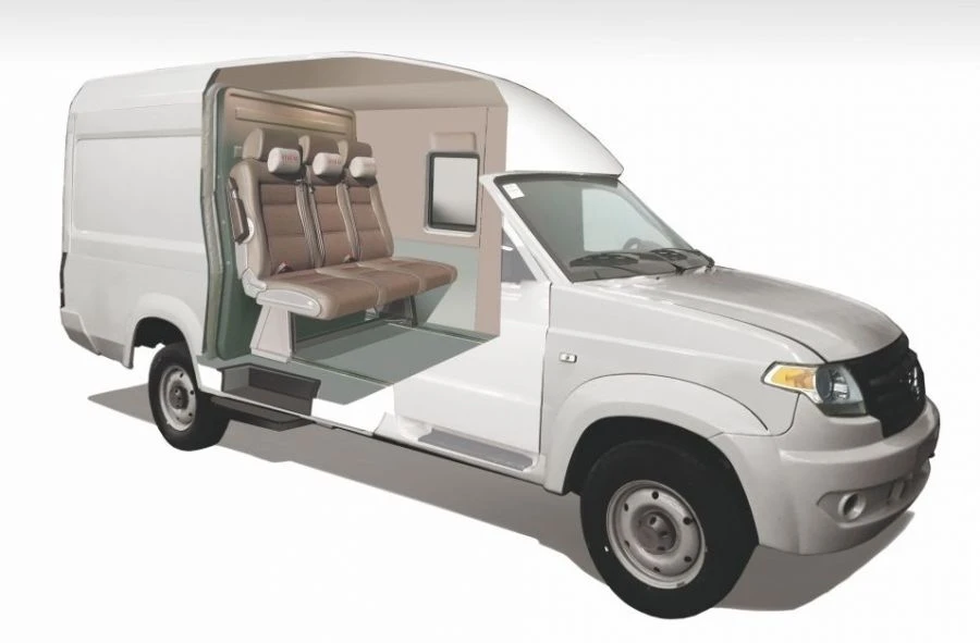 مركبة خاصة من النوع 298943 فئة N1 على قاعدة UAZ-236021 أو N1G على قاعدة UAZ-236022 لنقل البضائع والركاب