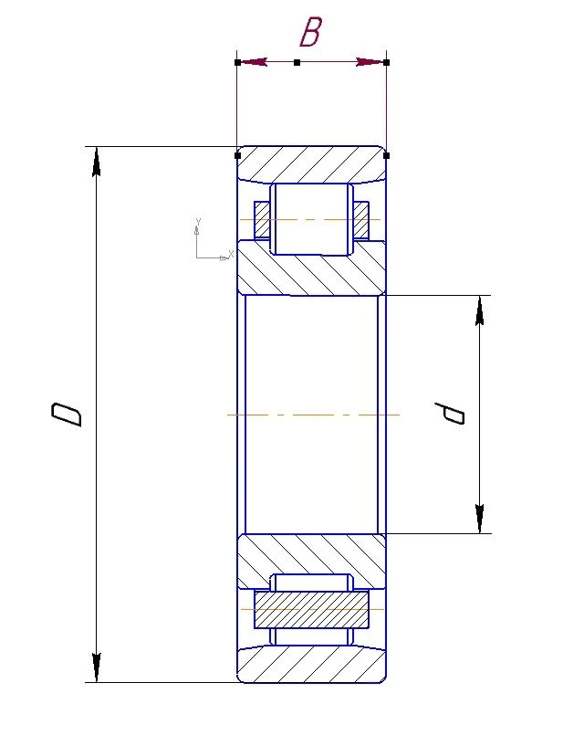 محمل دوار 5-272822Р2У-ЕТУ 100/1