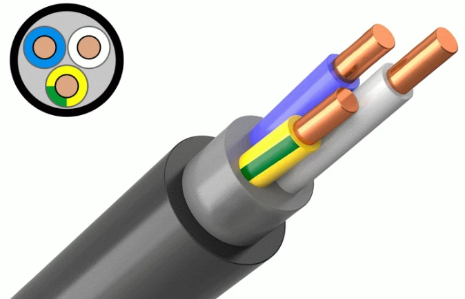 كابل طاقة خالي من الهالوجين PPGng(A)-HF 0.66/1kV