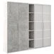High Cabinet with 4 Doors and Niche B-tone
