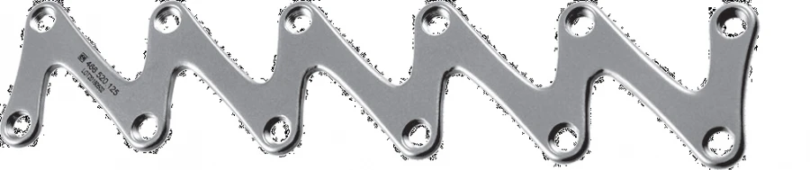 Z-Shaped Sternum Plates for Osteosynthesis, Model US 3.5, Art. 466.5XX.1XX R/L