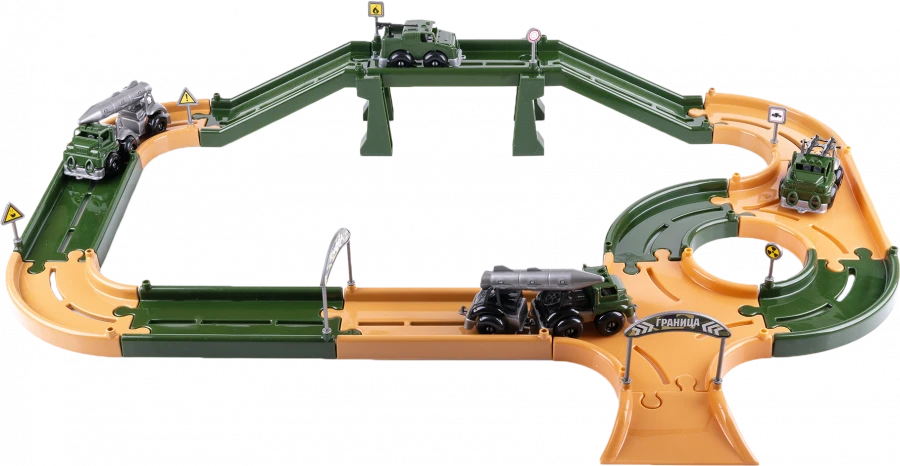 Polygon Playset 2.5m with KNOBA Cars 1/6 Scale