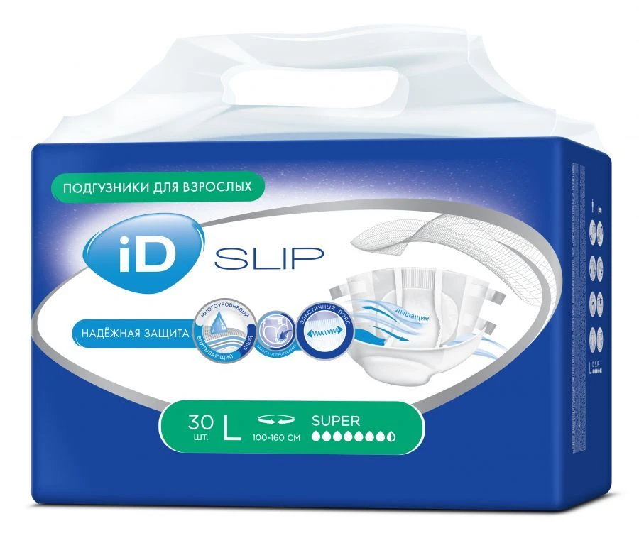 حفاضات الكبار "iD" حجم كبير