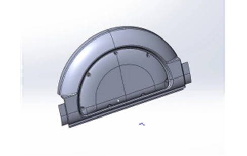 Front Right Arch Trim Made of Polyester Fiberglass 5299-401П-5102022