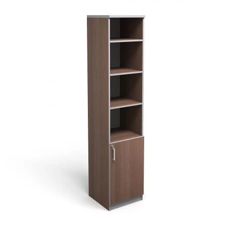 Wooden Office Cabinet with Open Shelves, Art. 230
