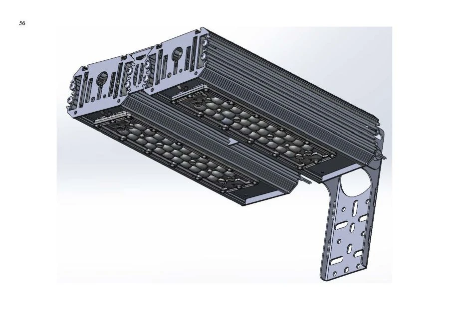 ضوء LED تصميم صناعي "MTM IoT" سلسلة كيوبيك 80 وحدتان