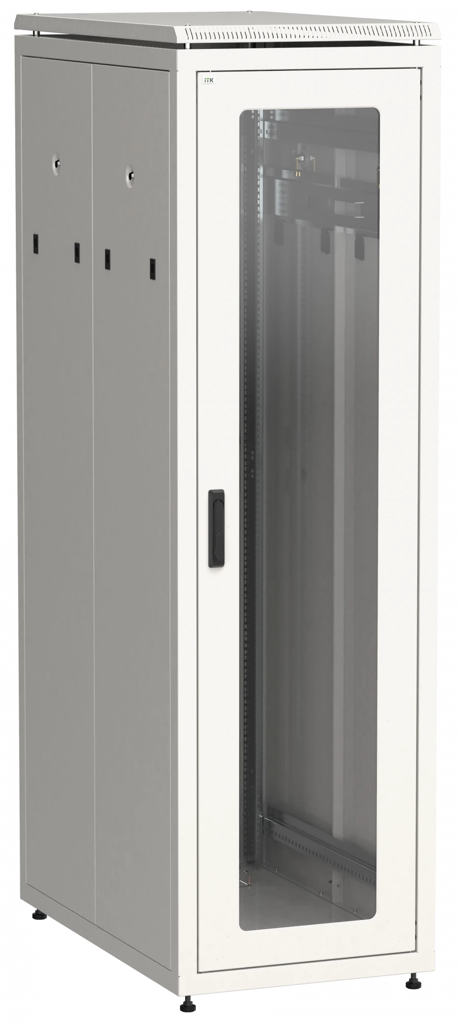 LINEA N 42U Network Cabinet 19" with Glass Door and Perforated Rear