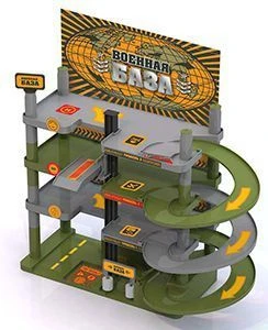 Military Base Garage with Lift and Car Wash