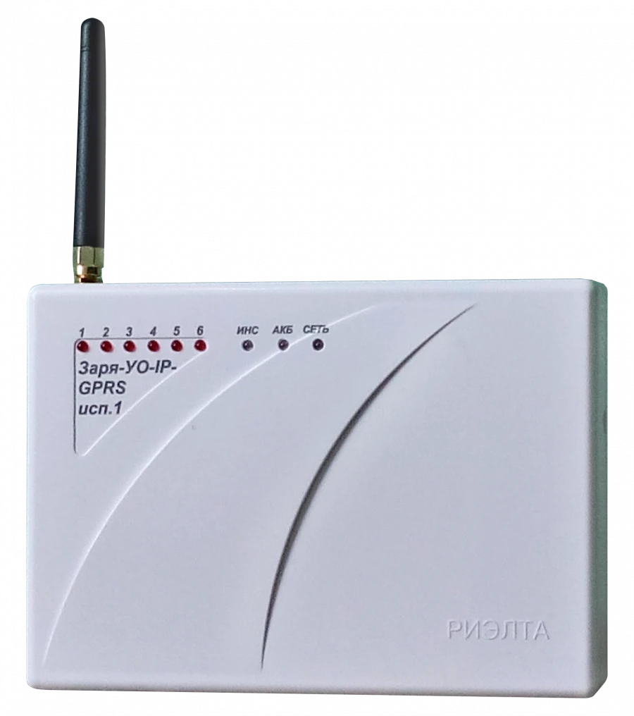 جهاز التحكم والاستقبال الأمني "زاريا-UO-IP-GPRS" الإصدار 1