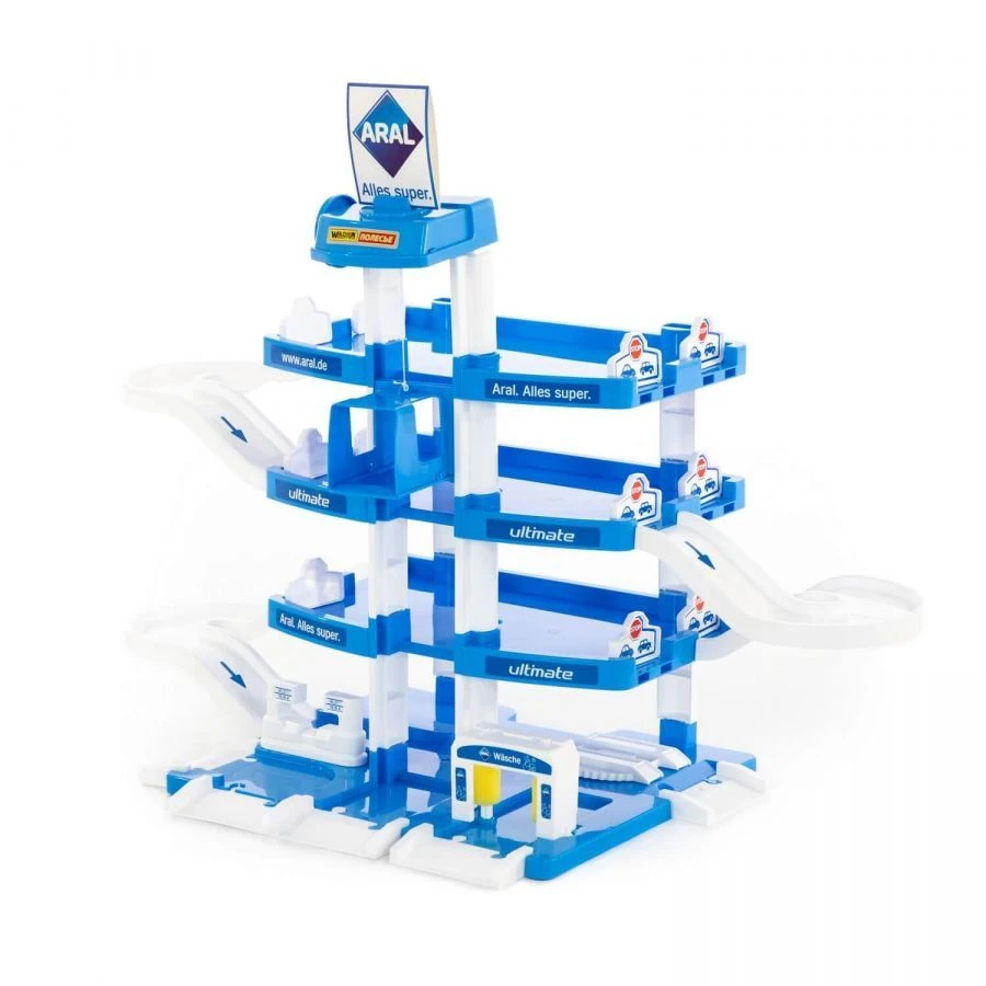 جراج سيارات مكون من 4 مستويات ARAL-2 مع محطة غسيل سيارات ومحطة وقود، رقم الموديل 46086