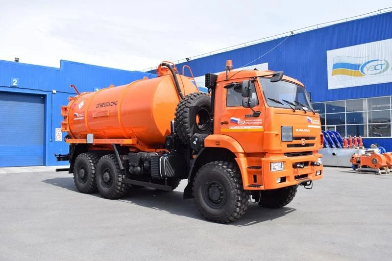 وحدة جمع الغاز المكثف والنفط AKN 6619C-23 على شاسيه كاما 65222-53