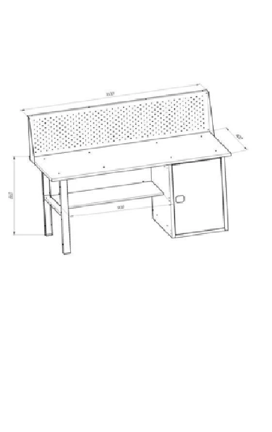 طاولة عمل ITP-2-T-Pm-O-S