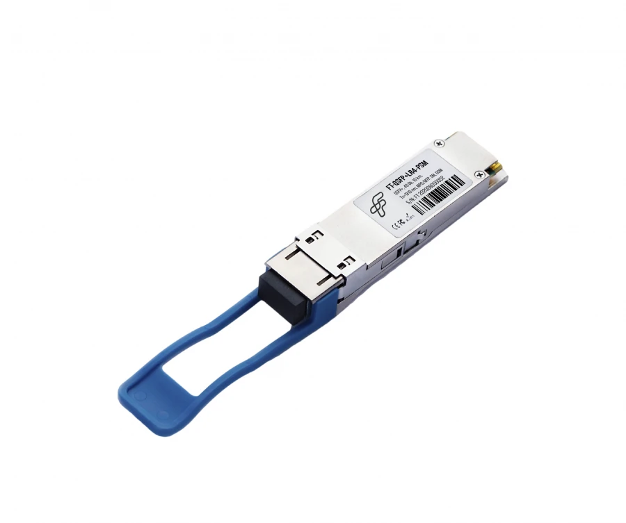محول بصري FT-QSFP+-LR4-PSM لنقل البيانات بسرعة 40 جيجابت في الثانية