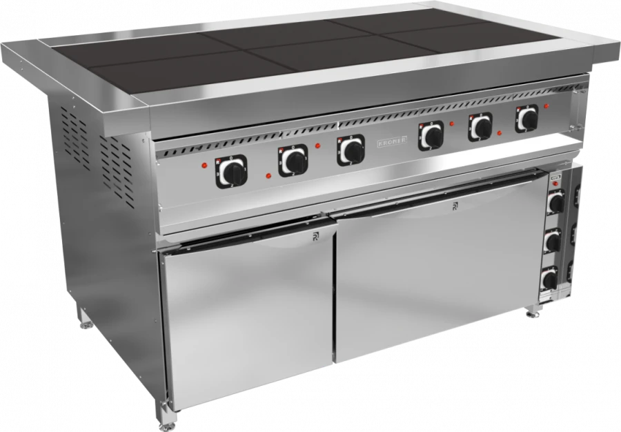 Electric Stove with 6 Burners KEP-6SHZ-01 for Commercial Use