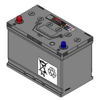 TUBOR ASIA 6ST-95.1 VL Lead-Acid Battery for Tractors