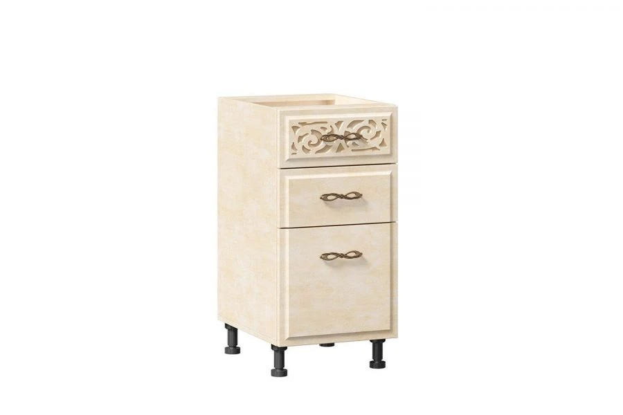 Alexandria LD.249130.000 3-Drawer Facade 400 (Lento Leather)