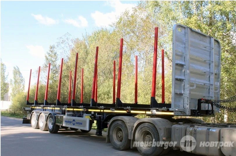 مقطورة نقل الأخشاب ثلاثية المحاور MSH-345